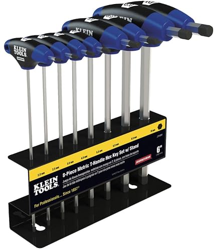 Klein Tools JTH67T Hex Key Set, TORX T-Handle Hex Key Allen Wrench